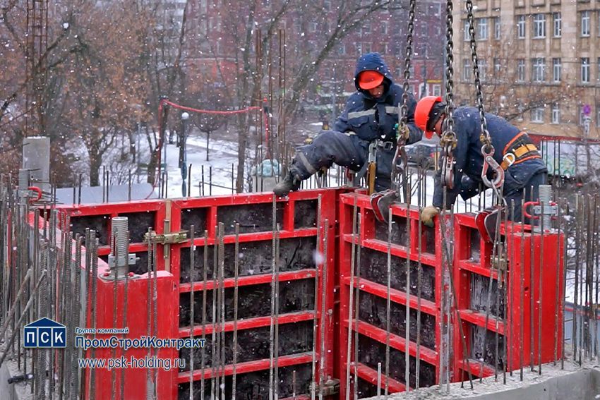 Опалубка лифтовых шахт и лестничных клеток стальная PSK-DELTA (ПСК-Дельта) профиль 3 мм