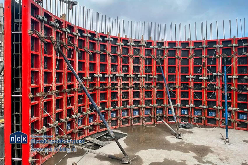 Опалубка радиусная крупнощитовая Delta (профиль 3 мм)